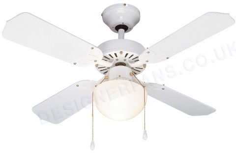 Rimini 36 inch white finish ceiling fan