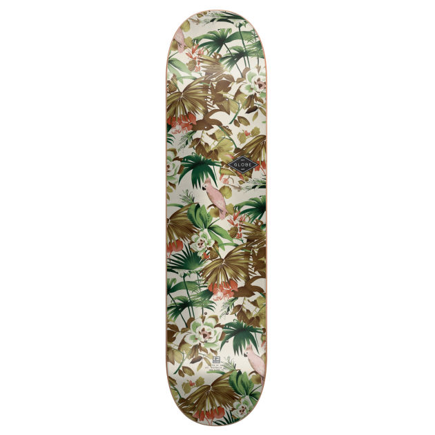 Globe Full On Skateboard Deck Jungle - 8 inch