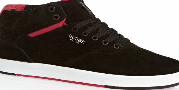 Globe Mens Globe Motley Solace Trainers - Black/red