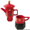 Victorian Postbox Tea For One Teapot