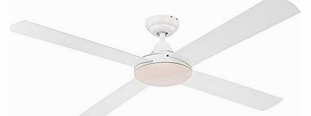 Ceiling Fan with White Blades