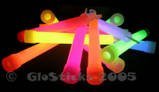 Glosticks 12 Thick mixed colour glow sticks 150mm x 15mm