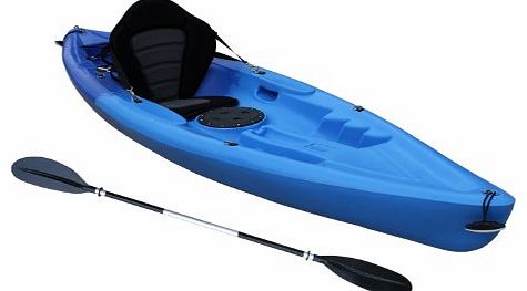 Go Sea GoSea Mako Single Sit-On Fishing Kayak Ultimate Bundle in Blue/Light Blue