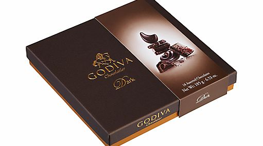 Godiva Connoisseur Dark Chocolate Caraques, 185g