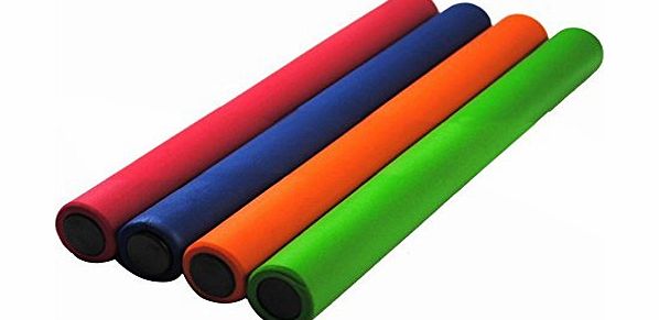 GOGO Colorful Steel Baton With Foam Cover 4 Pcs - Assorted