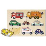 Goki Toys Transport Liftout Puzzle