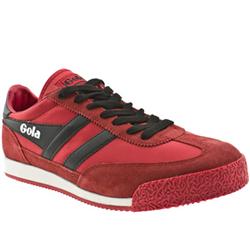 Gola Male Gola Hack Fabric Upper Fashion Trainers in Red