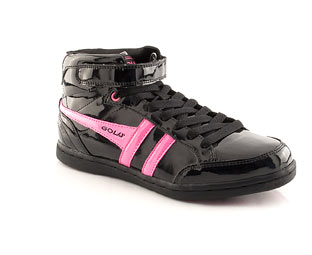 Patent Lace Up Trainer