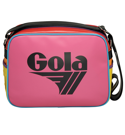 Gola Pink And Multi Colour Redford Shoulder Bag from