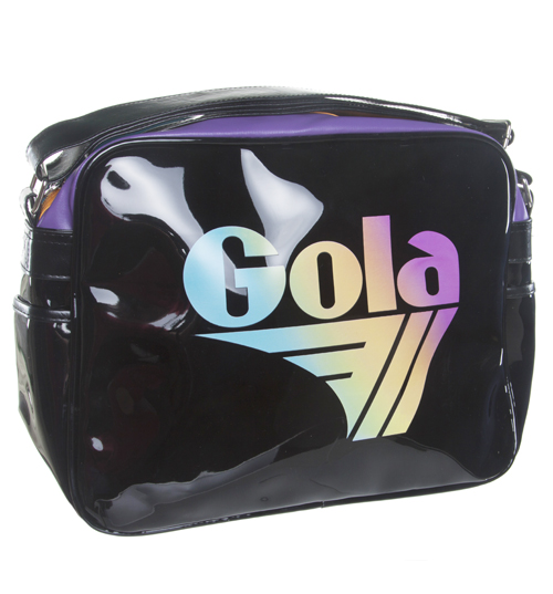 Shiny Patent Redford Future Shoulder Bag from Gola