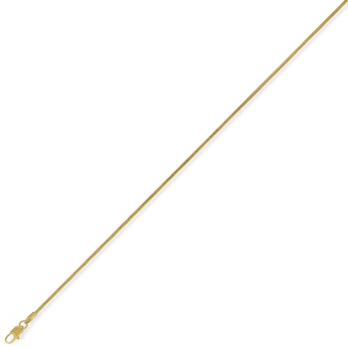 20 inch Round Snake Chain In 9 Carat Yellow Gold