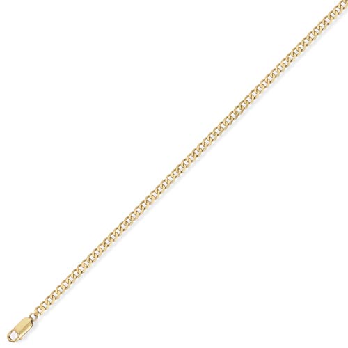 Gold Essentials 7.25 inch Premium Curb Bracelet In 9 Carat Yellow Gold