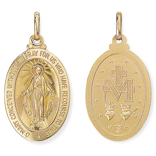 Miraculous Medallion Pendant In 9 Carat Yellow Gold