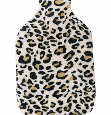 Gold Rush Animal Print Hot Water Bottle