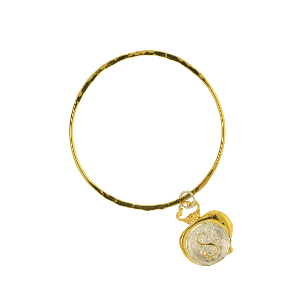 Gold Wax Seal Bracelet - S