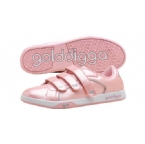 Golddigga Womens Borax Velcro Trainer Pink