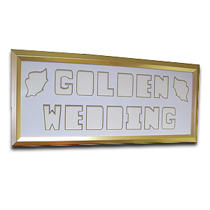 Golden Wedding Anniversary Create a Pix Mount