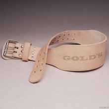 Golds Gym 4andquot; Leather Belt