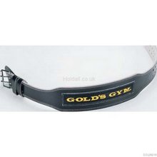 Golds Gym 4andquot; Leather Lumbar Belt
