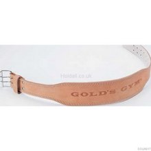 Golds Gym 4andquot; Stitched Leather Belt