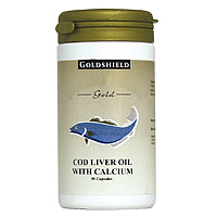 Goldshield Cod Liver Oil and Calcium 90 capsules