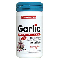 Goldshield Garlic High Strength 125mg 60 tablets