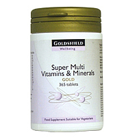 Goldshield Super Multivitamins and Minerals 365 vegetablets