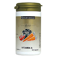 Goldshield Vitamin A 10000iu 100 capsules