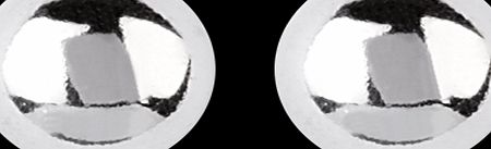 Goldsmiths 6mm Italian Silver Ball Stud Earrings