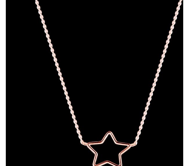 9 Carat Rose Gold Star Pendant