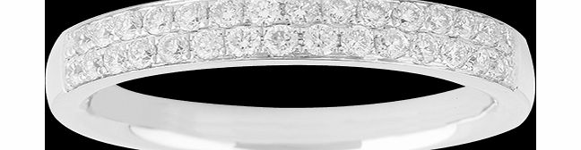 Goldsmiths Brilliant Cut 0.42 Carat Total Weight Double Row