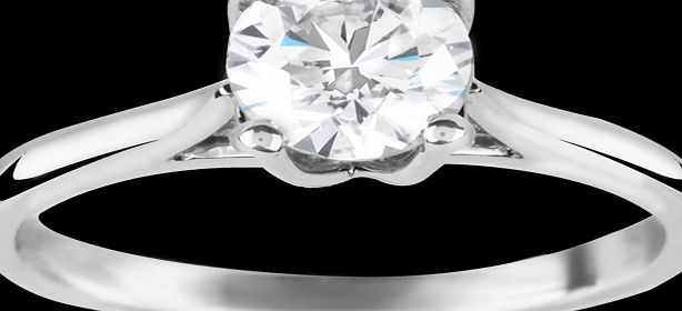 Goldsmiths Brilliant Cut 1.00 Carat Solitaire Ring in