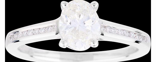 Goldsmiths Oval Cut 1.13 Carat Total Weight Solitaire with