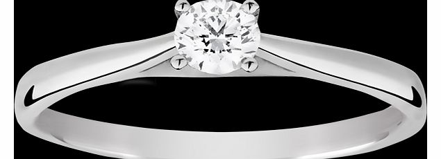 Goldsmiths Solitaire Brilliant Cut 0.25 Carat Diamond Ring