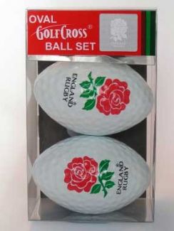 England Rugby 2-ball and Tee Cup Box Set