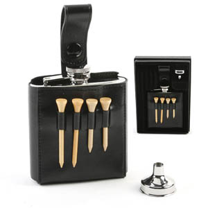 Golf Hip Flask and Gift Set