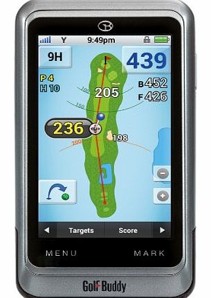 GolfBuddy PT4 Handheld GPS Device Rangefinder Preloaded with 37,000  Courses