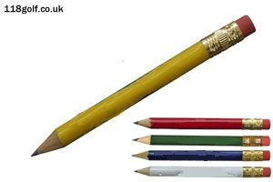 GolfersClub 5 DELUXE PENCILS WITH ERASER