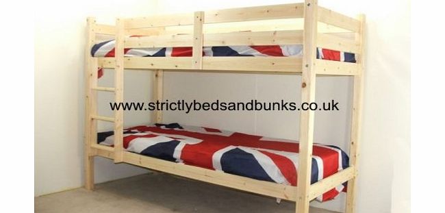 Goliath Bunk Bed Pine Bunkbed 3ft single solid pine bunk bed - Can be used by adults