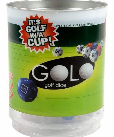 Golo Executive Office Gadget Toy Novelty Golfing Gift Golo Golf In A Cup Dice Game