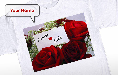 Card in Roses - Romantic T-Shirt