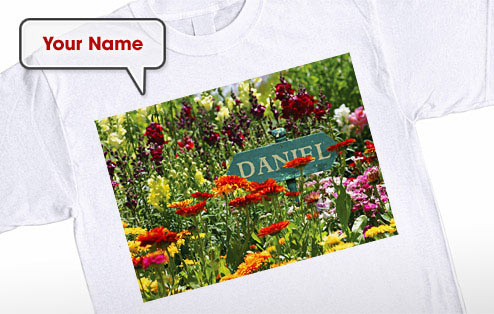 Sign in Flower Bed T-Shirt