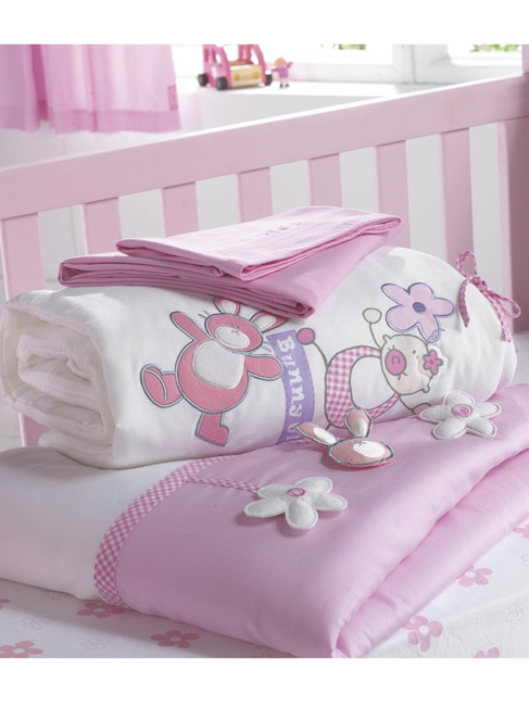 Goochicoo Bunny Girl Cot and Cot Bed Nursery Bedding Bale