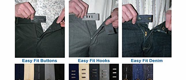 Good Ideas Ideal for maternity use Pack of 10 Clip Hook   Button Trouser Extenders For Men And Women - Increases The Width of Jeans, Pants, Skirts By Up To 4.5cm (1.75``)