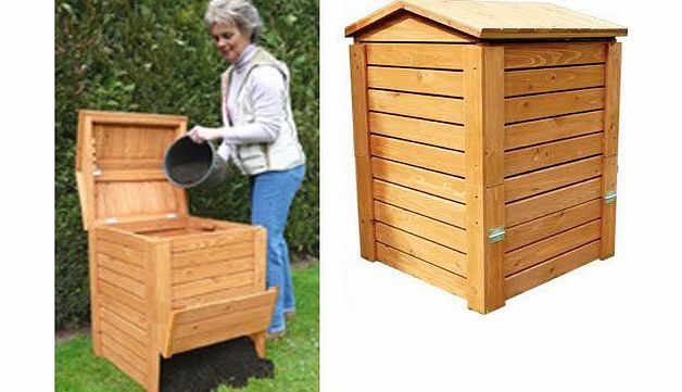 Good Ideas Wooden Beehive Composter (713) Turn your kitchen waste, rubbish into handy garden compost / fertiliser