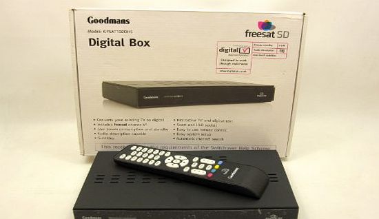 Goodmans GFSAT102DHS Freesat Digital Set Top Box