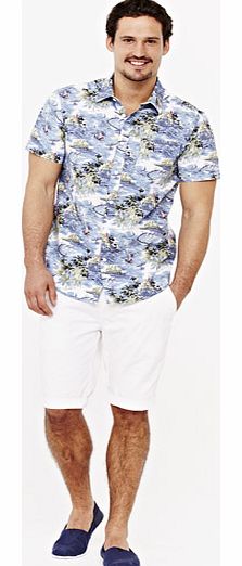 Mens Hawaiian Print Shirt