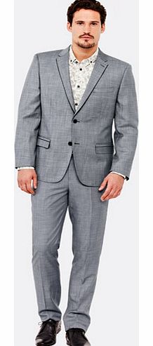 Piped Suit Jacket
