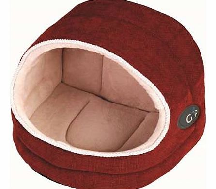 Divani Coral Weave Hooded Cat Bed