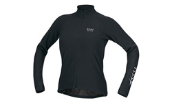 Gore thermal jersey that features both a feminine and raglan cut.Ergonomically shaped high collar an